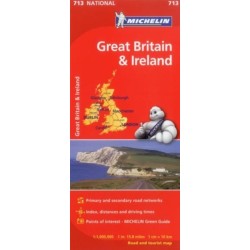 Great Britain & Ireland 2023 - Michelin National Map 713