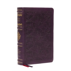 NKJV Large Print Reference Bible, Purple Leathersoft, Red Letter, Comfort Print (Sovereign Collection): Holy Bible, New King James Version