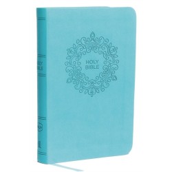 NKJV, Thinline Bible, Compact, Leathersoft, Blue, Red Letter, Comfort Print: Holy Bible, New King James Version