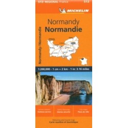 Normandy - Michelin Regional Map 513