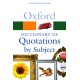 Oxford Dictionary of Quotations by Subject