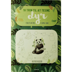 10 trin til at tegne dyr: tegn 75 dyr med 10 simple trin!
