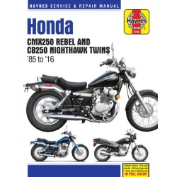 Honda CMX250 Rebel & CB250 Nighthawk Twins (85-16)