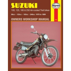 Suzuki 100, 125, 185 & 250 Air-Cooled Trail Bikes (79 - 89)