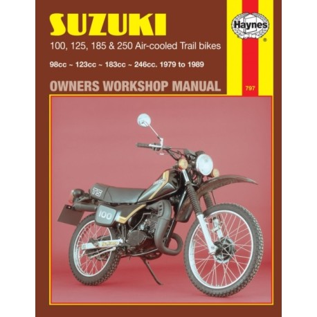 Suzuki 100, 125, 185 & 250 Air-Cooled Trail Bikes (79 - 89)