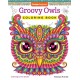 Groovy Owls Coloring Book