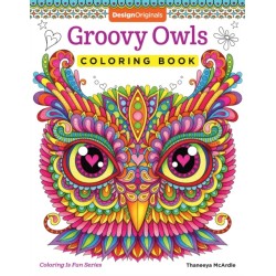 Groovy Owls Coloring Book