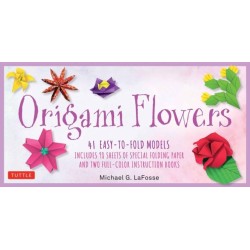 Origami Flowers Kit: 41 Easy-to-fold Models - Includes 98 Sheets of Special Folding Paper