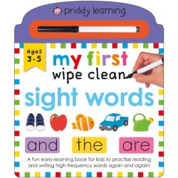 My First Wipe Clean Sight Words: A fun early-learning book for kids to practise reading and writing high-frequency words
