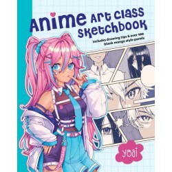 Anime Art Class Sketchbook: Includes Drawing Tips and Over 100 Blank Manga Style Panels