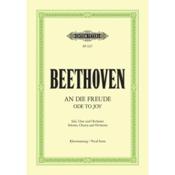 Ode to Joy: Final Movement of Symphony No. 9 in D minor Op. 125 (Vocal Score)