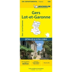 Gers Lot-et-Garonne - Michelin Local Map 336: Map