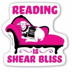 Reading is Shear Bliss: Barn Sheep Sticker