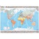 The World - Michelin rolled & tubed wall map Paper: Wall Map