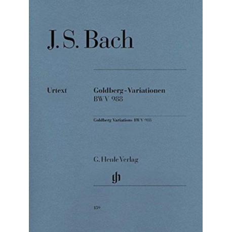 J S BACH GOLDBERG VARIATIONEN BWV 988