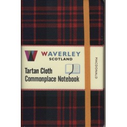 Waverley (M): MacDonald Tartan Cloth Commonplace Notebook