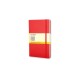 Moleskine Large Squared Hardcover Notebook Red