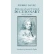 Historical and Critical Dictionary: Selections