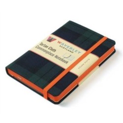 Waverley (L): Black Watch Tartan Cloth Large Notebook