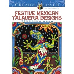 Creative Haven Festive Mexican Talavera Designs Coloring Book