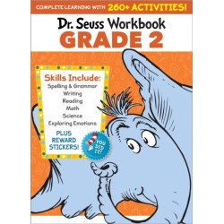 Dr. Seuss Workbook: Grade 2: 260+ Fun Activities with Stickers and More! (Spelling, Phonics, Reading Comprehension, Grammar, Math, Addition & Subtraction, Science)