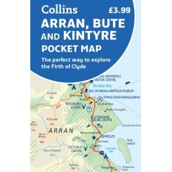 Arran, Bute and Kintyre Pocket Map: The perfect way to explore the Firth of Clyde