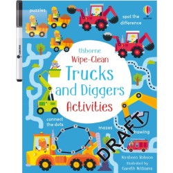 Wipe-Clean Trucks and Diggers Activities