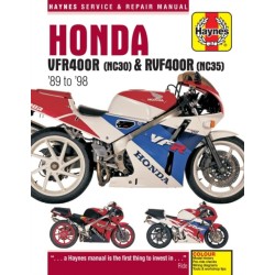 Honda VFR400 (NC30) & RVF400 (NC35) V-Fours (89 - 98) Haynes Repair Manual