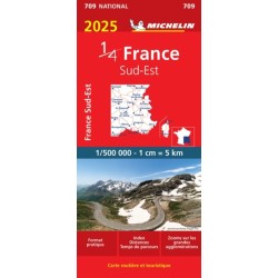 Southeastern France 2025 - Michelin National Map 709: Map