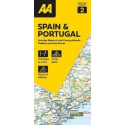 AA Road Map Spain & Portugal