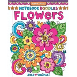 Notebook Doodles Flowers: Coloring & Activity Book