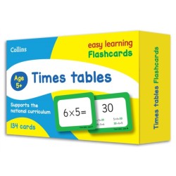 Times Tables Flashcards: Ideal for Home Learning