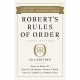 Robert's Rules of Order Newly Revised, 12th edition