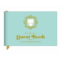 Knock Knock Bathroom Guest Book