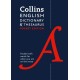English Pocket Dictionary and Thesaurus: The Perfect Portable English Dictionary and Thesaurus