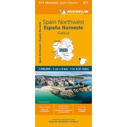 Galicia - Michelin Regional Map 571