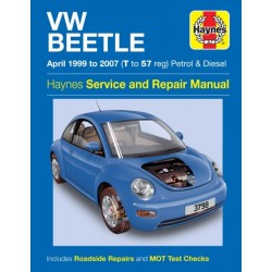 VW Beetle Petrol & Diesel (Apr 99 - 07) Haynes Repair Manual