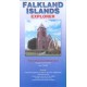 Falkland Islands Explorer: Visitors Map of the Falklands Islands Including Stanley Town Plan
