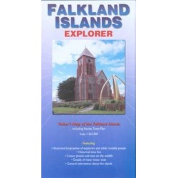 Falkland Islands Explorer: Visitors Map of the Falklands Islands Including Stanley Town Plan