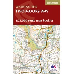 Two Moors Way Map Booklet: 1:25,000 OS Route Mapping
