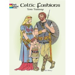 Celtic Fashions: Coloring Book
