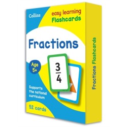Fractions Flashcards: Ideal for Home Learning