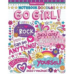 Notebook Doodles Go Girl!: Coloring & Activity Book