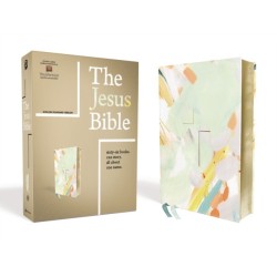 The Jesus Bible Artist Edition, ESV, Leathersoft, Multi-color/Teal