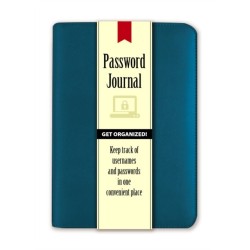Password Journal: Caribbean Blue