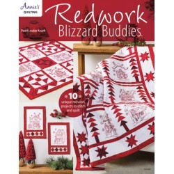 Redwork Blizzard Buddies: 10 Unique Redwork Projects to Stitch and Quilt