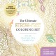The Ultimate Stress-Free Coloring Set: Color Your Way to a Calmer You-Over 100 Pages to Color for Meditation and Peace–Includes: 4 Double-sided Pencils with 8 Colors, 3 Coloring Books