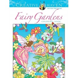 Creative Haven Fairy Gardens Coloring Book