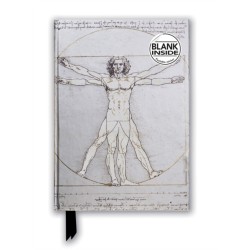 Leonardo da Vinci: Vitruvian Man (Foiled Blank Journal)