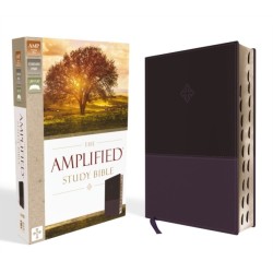 The Amplified Study Bible, Leathersoft, Purple, Thumb Indexed